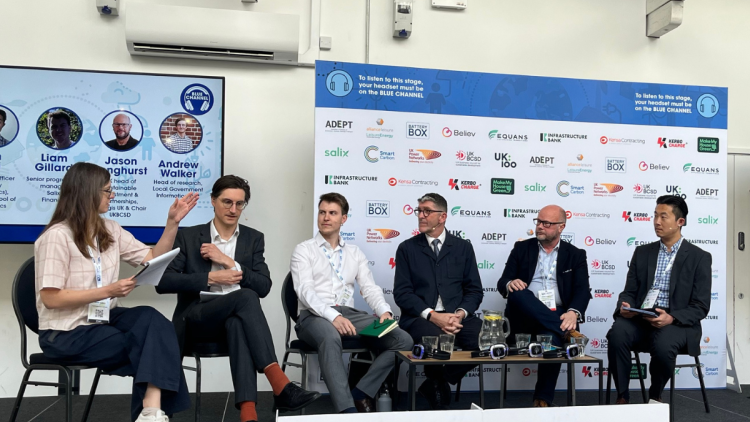 Senior programme manager Liam Gillard (third from the left) taking part in the panel discussion